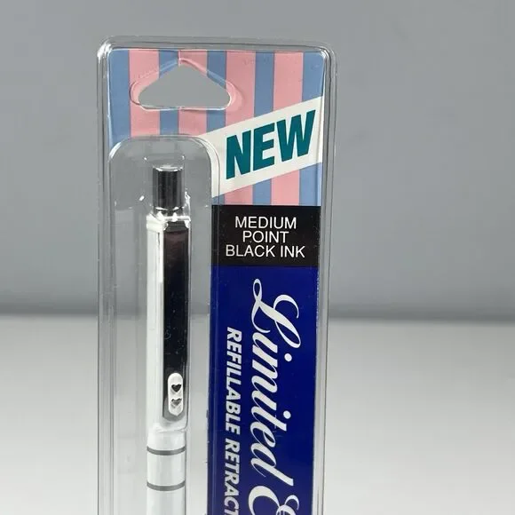 PAPER MATE Limited Edition Ball Pen Pearlescent White Japan Made 1980's Rare NEW - Picture 3 of 9